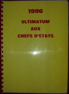 Ultimatum aux chefs d'états